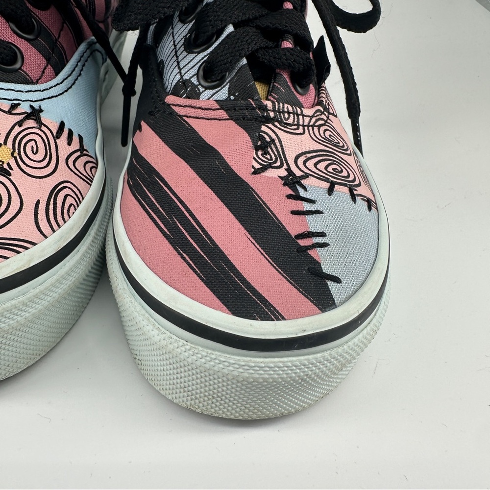 Vans Kids Sneakers ‘Nightmare Before Christmas’ Black, Pink, and Yellow Accents - Picture 3 of 12